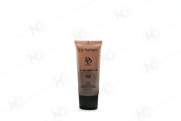 دی دی کرم رنگ بژ طبیعی SPF30 کد 03 لافارر 33 میل